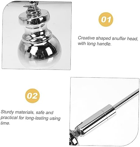 VOSAREA Long Handle Candle Snuffer with Creative Design