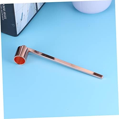 PRETYZOOM 2pcs Rose Gold Candle Snuffer and Wick Dipper Set
