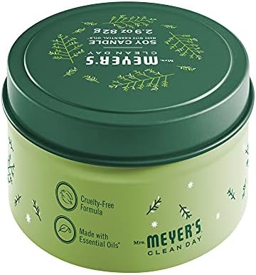 Mrs Meyers Clean Day Soy Candle with Iowa Pine Scent