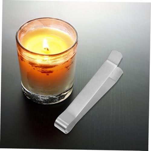 ORFOFE Candle Snuffer Clip 4pcs Steel Wick Extinguisher