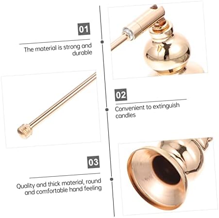 IMIKEYA 3Pcs Candle Snuffer Handle Set