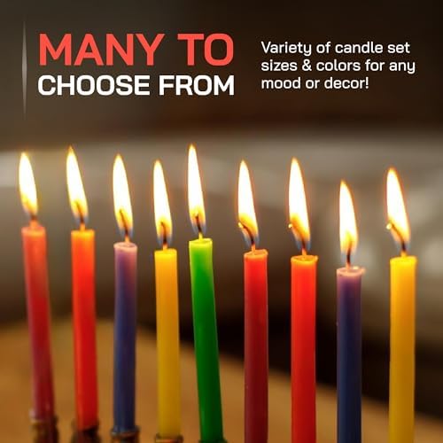 Danilovo Honey-Scented Beeswax Taper Candles - Pack of 50