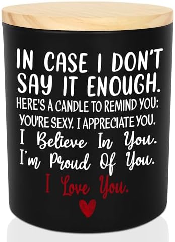 TEEZWONDER Vanilla Lavender Candle 10 Oz Jar - Romantic Anniversary Gift for Couples