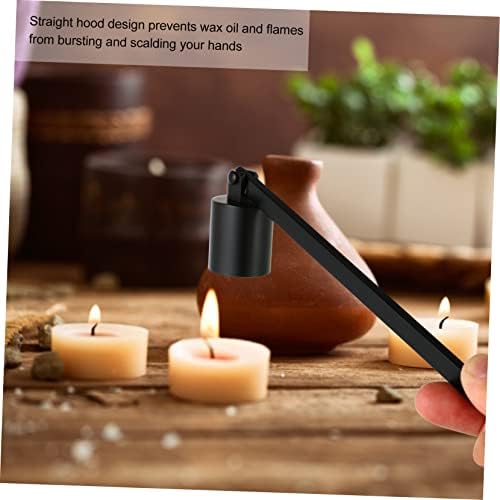 PRETYZOOM Stainless Steel Candle Snuffer Tool with Long Handle
