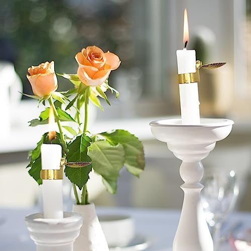 Automatic 10pcs Candle Snuffer in Gold Metal Shell
