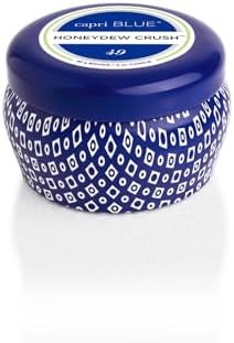 Capri Blue Scented Travel Tin Candle - Blue Honeydew Crush 3 oz