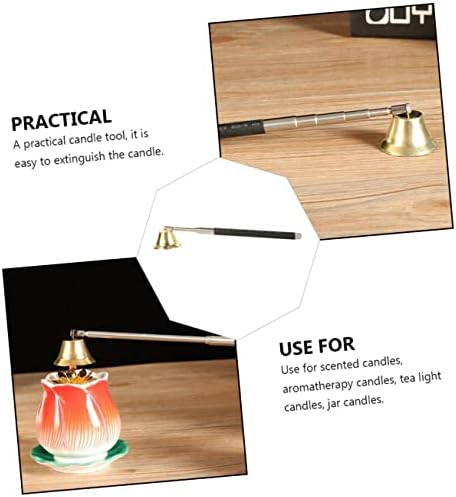 MAGICLULU Telescopic Candle Snuffer with Metal Handle 1-Piece Set