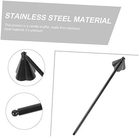 Stainless Steel Candle Snuffer with Long Handle for Safe Extinguishing