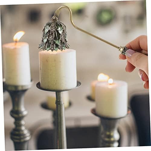 Candle Snuffer Tool with Long Handle Metal Design