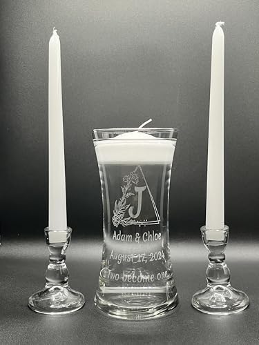 Personalized Floating Candle Unity Set with 3 Designs