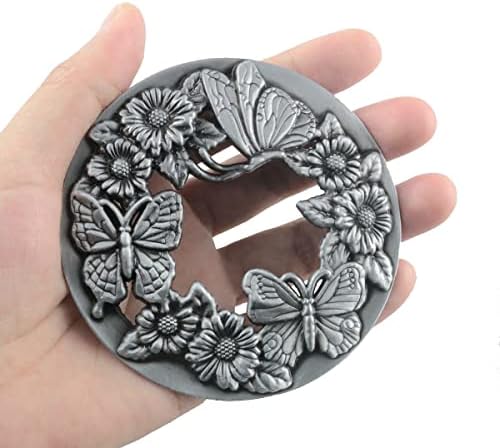 ITROLLE Silver Antique Butterfly Candle Shade Lid Sleeve