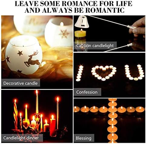 HEEPDD Candle Snuffer Polished Stainless Steel Long Handle Candle Stopper