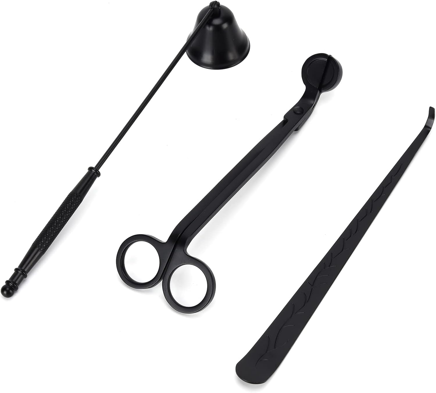 3PCS Candle Accessory Set with Wick Trimmer Snuffer and Dipper