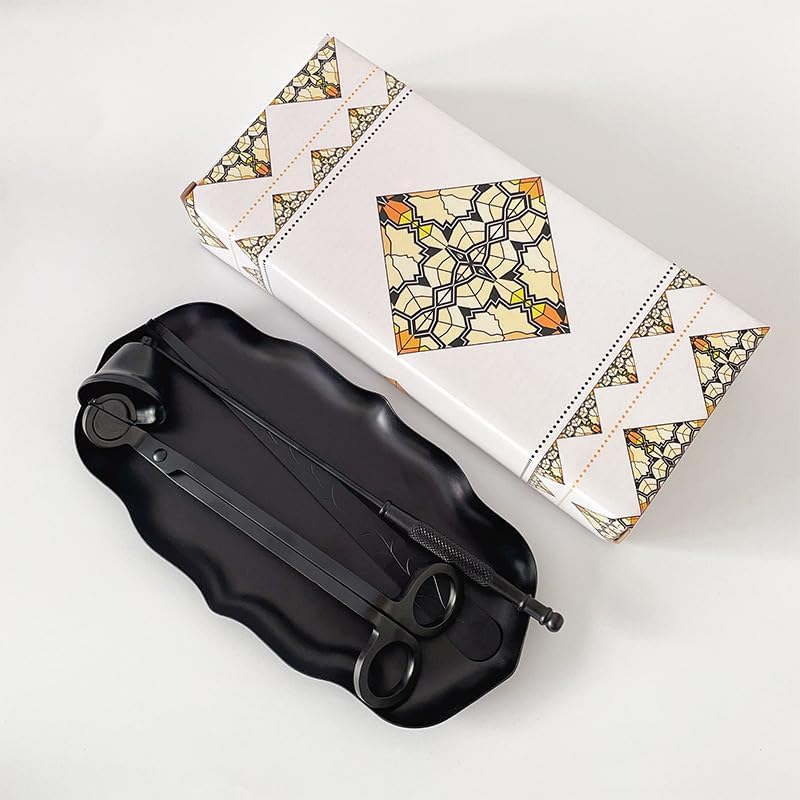 MUXSAM 4-in-1 Candle Care Tool Set Black
