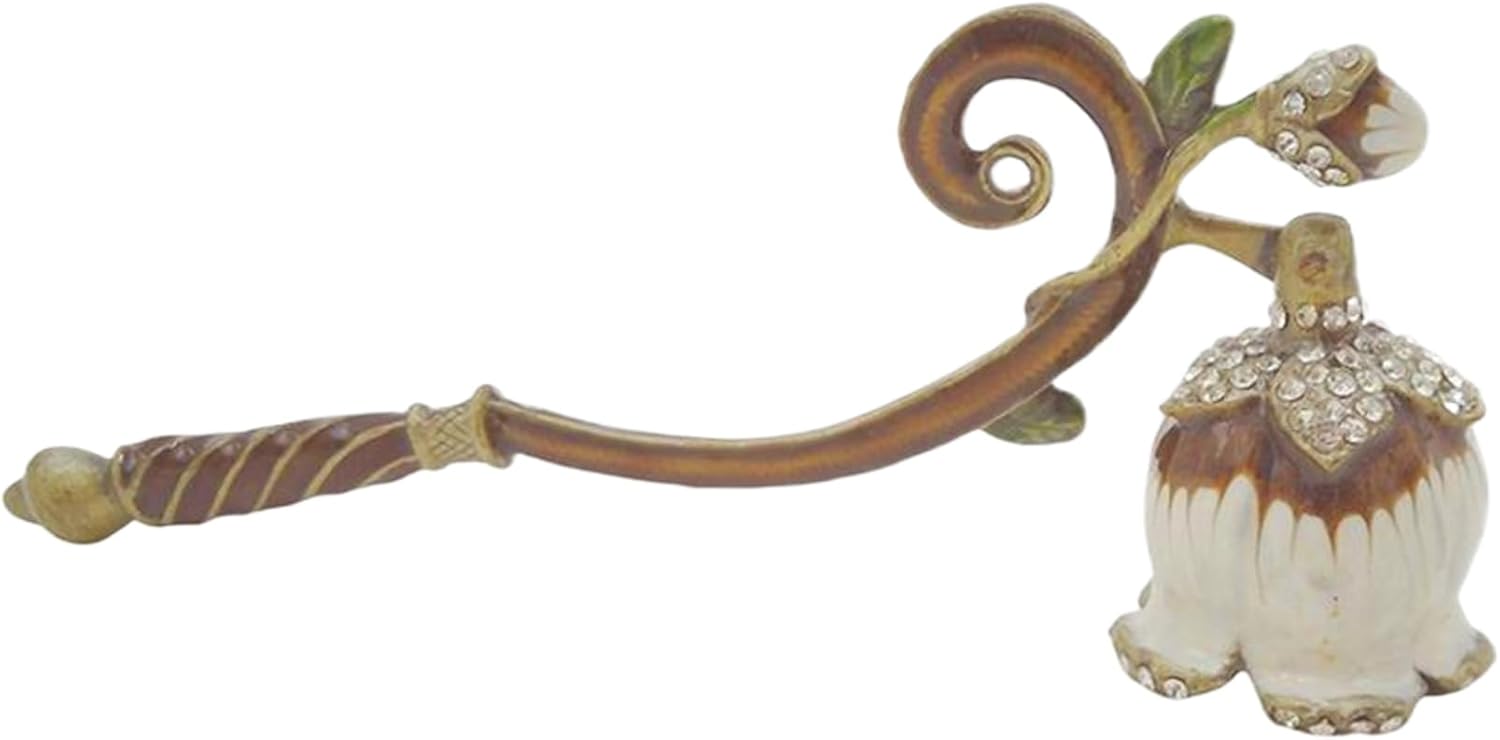 Elegant Lily of the Valley Candle Snuffer 63 Metal Handle Extinguisher