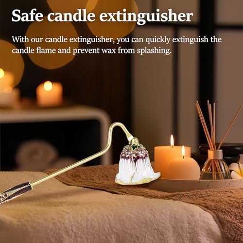 Elegant Vintage Candle Snuffer with Long Handle