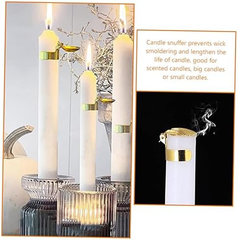 Vaguelly 4 Pc Candle Extinguisher Kit Automatic Fire Safety Snuffers