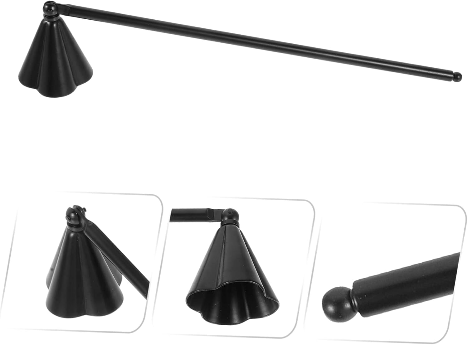 Stainless Steel Candle Snuffer with Long Handle for Safe Extinguishing