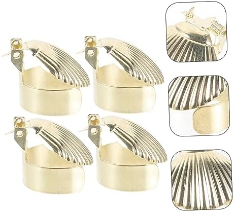 MAGICLULU 4pcs Metal Candle Snuffer Caps Automatic Wick Extinguisher