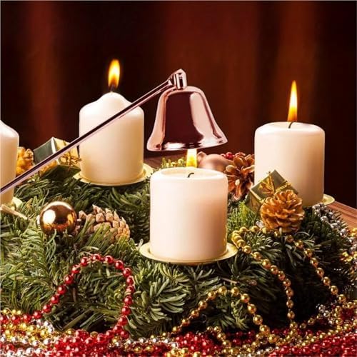 6Pcs Multi Color Candle Snuffer with Long Handle