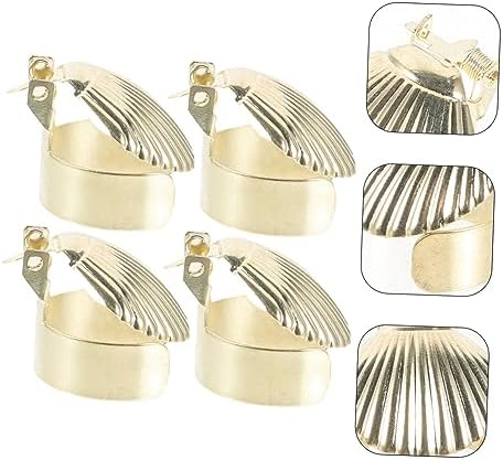 Cabilock 4pcs Automatic Candle Snuffer Caps for Safe and Elegant Use