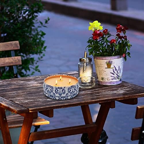 Large Citronella Candles for Outdoor and Indoor Use