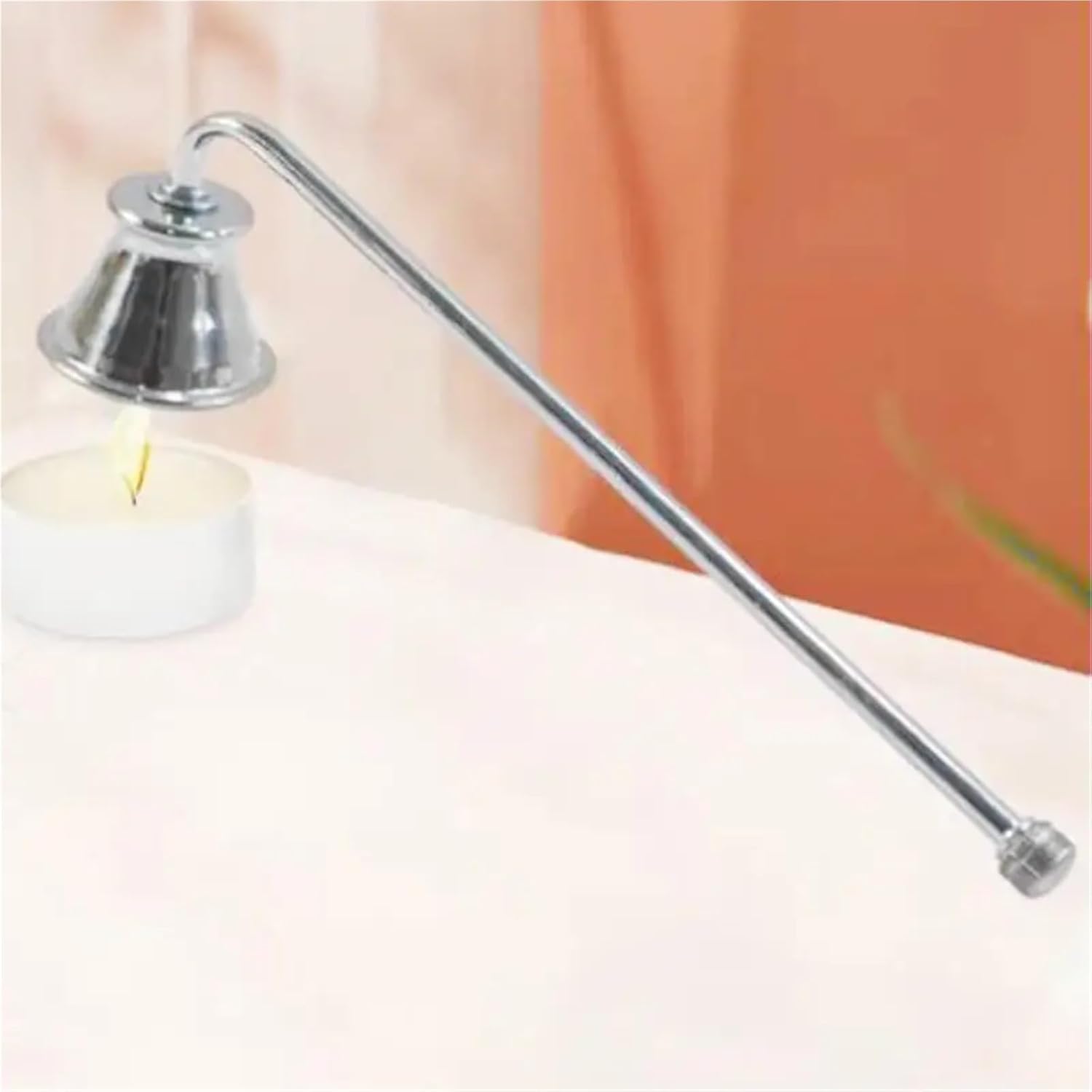 6Pcs Metal Candle Snuffer with Long Handle