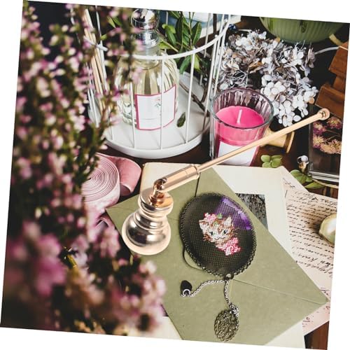 PRETYZOOM Decorative Candle Snuffer with Long Handle and Unique Design