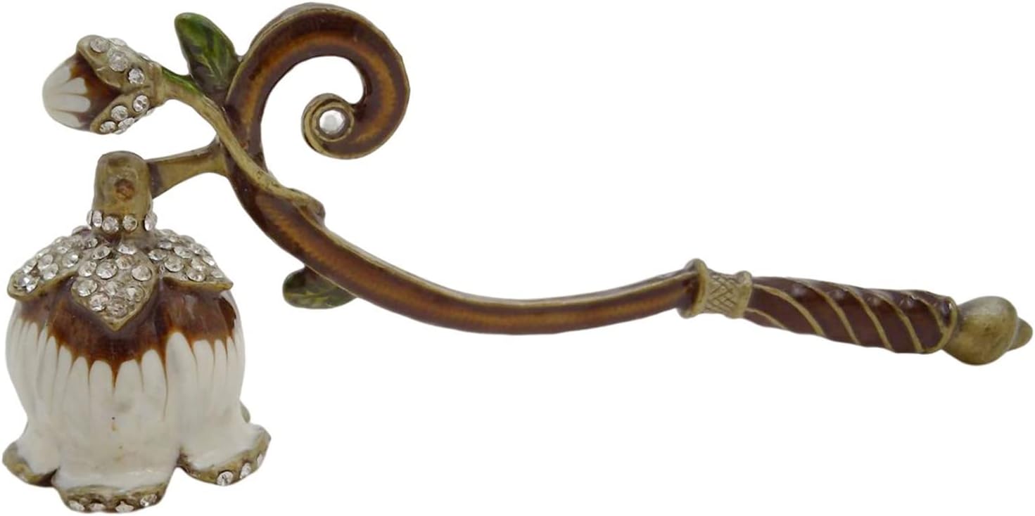 Essencedelight Flower Candle Snuffer Extinguisher with Long Handle