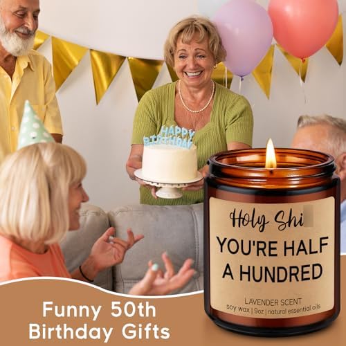 Fairys Gift Funny 50th Birthday Candles