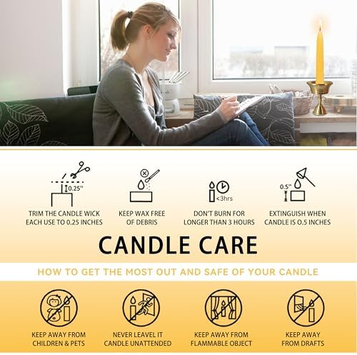 20 Min Beeswax Meditation Candles 30 Pack
