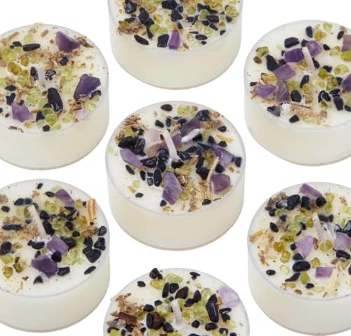 Witchs Brew Candle - Fall Scented with Herb Crystal
