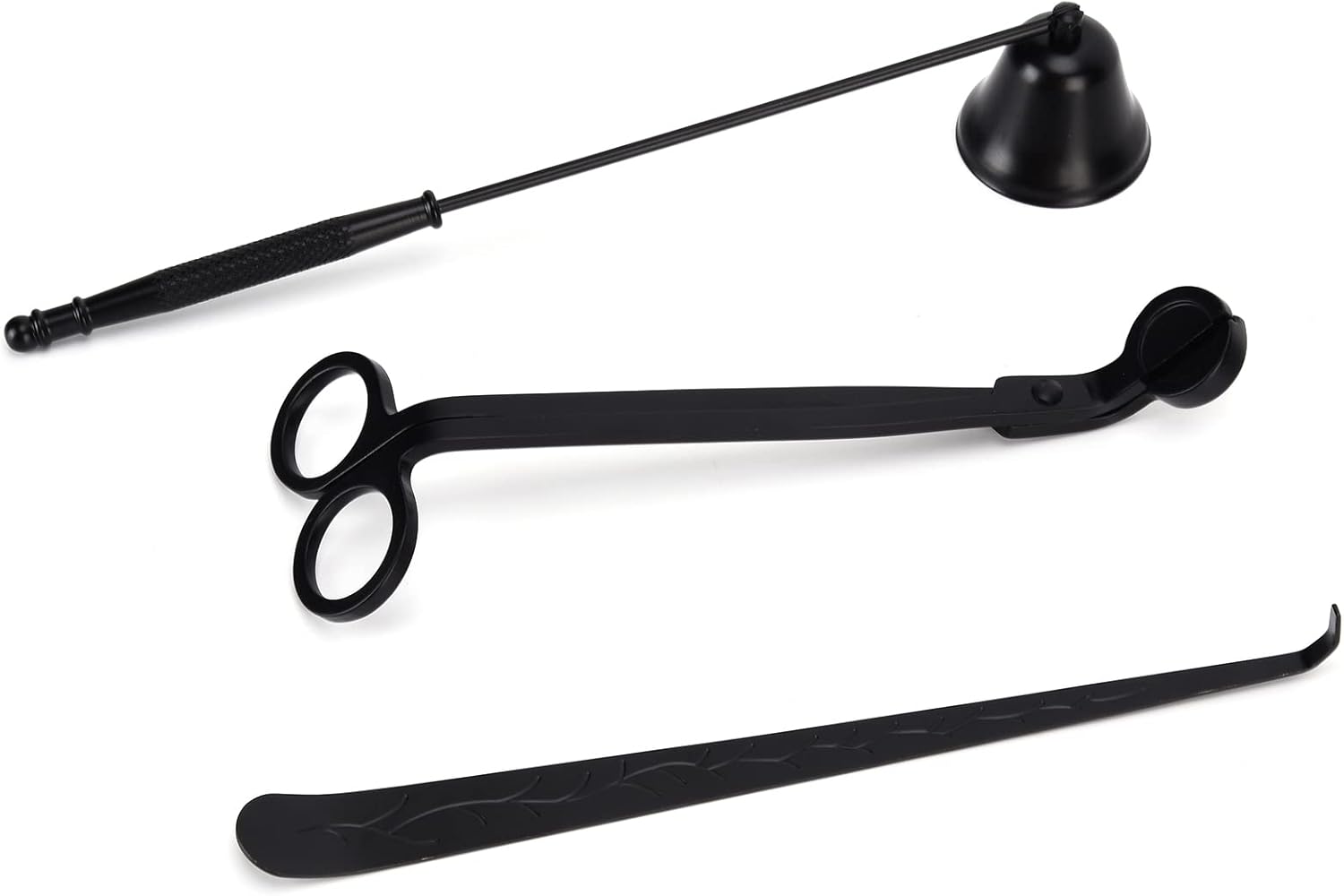 3PCS Candle Accessory Set with Wick Trimmer Snuffer and Dipper