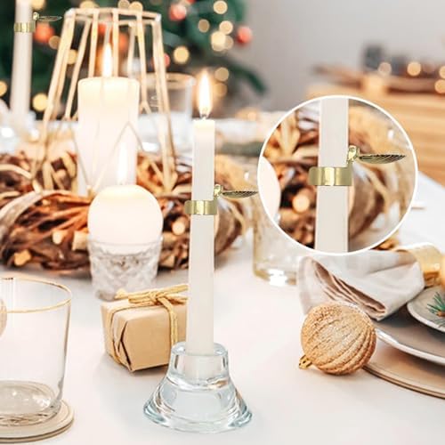 4Pcs Metal Candle Snuffer Extinguisher with Timer