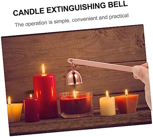 Cabilock Long Handle Candle Snuffer with Gold Wick Trimmer