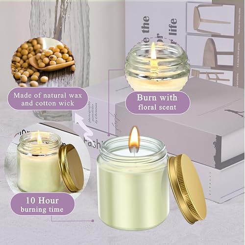 ACITHGL 36 Pcs 4oz Mini Mason Jar Candles