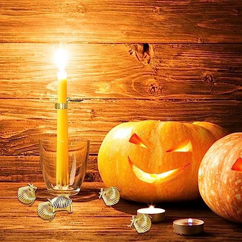 Automatic 10pcs Candle Snuffer in Gold Metal Shell