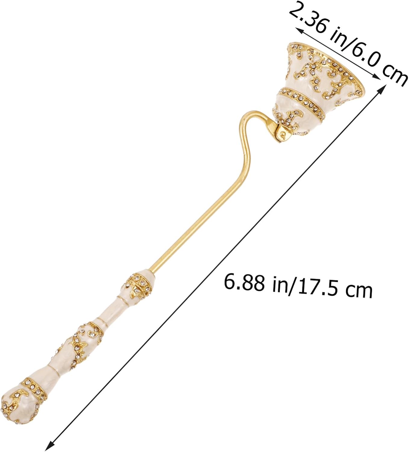 IMIKEYA Candle Snuffer with Long Handle