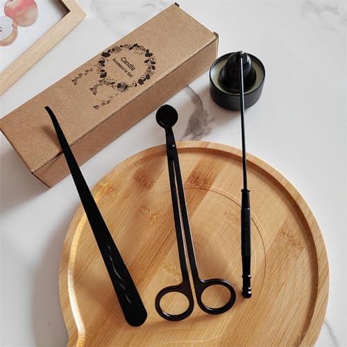 Gugululu 3 in 1 Candle Accessory Set Black