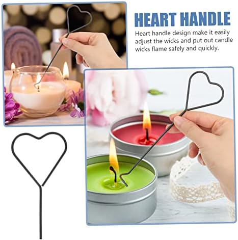 4pcs Candle Wick Metal Dipper Set Stainless Steel Candle Snuffer Hook Accessories