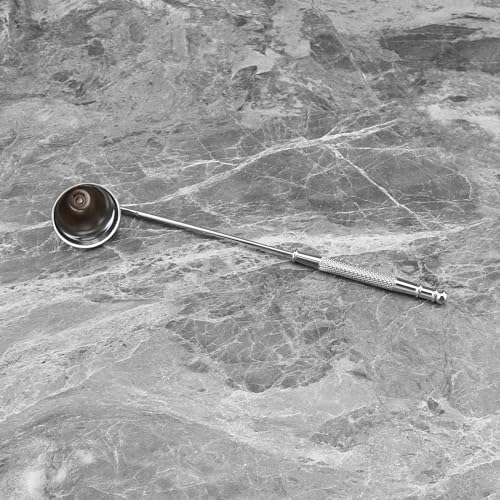 Stainless Steel Candle Snuffer Set 2pcs Silver Black