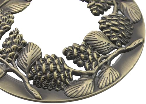 2 Pcs Bronze Pinecone Scented Candle Covers