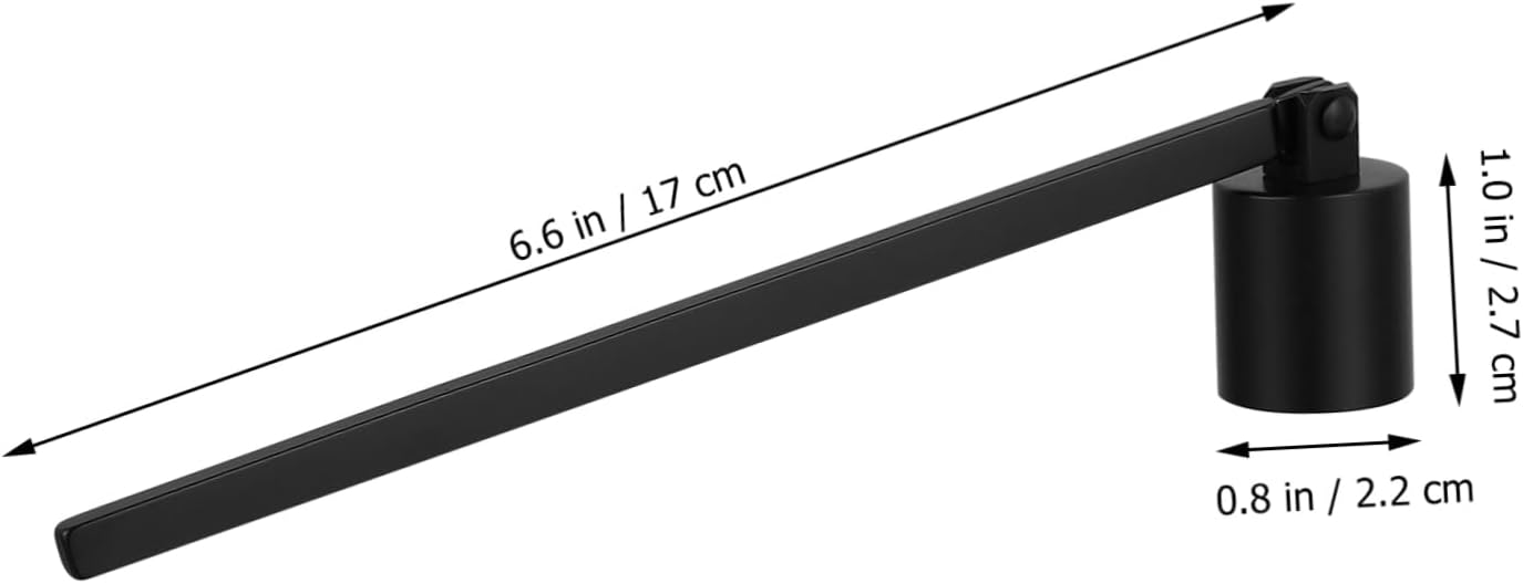Stainless Steel Candle Snuffer with Long Handle for Safe Flame Extinguishing