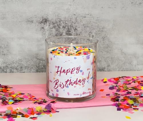 Park Madison Birthday Sprinkle Soy Candle - Vanilla Buttercream Scent
