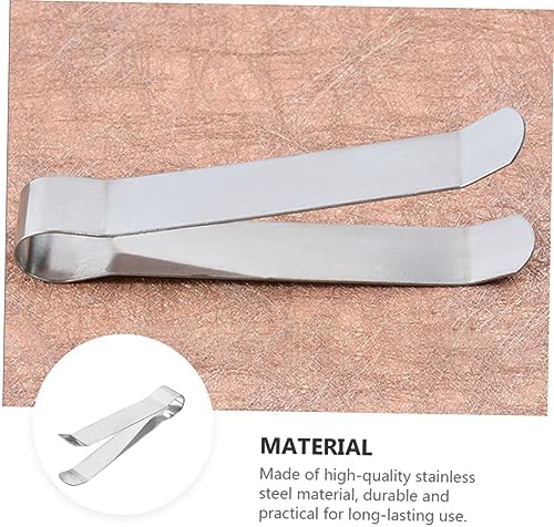 IMIKEYA 25pcs Candle Extinguishing Clip Metal Wick Clamp for Snuffing