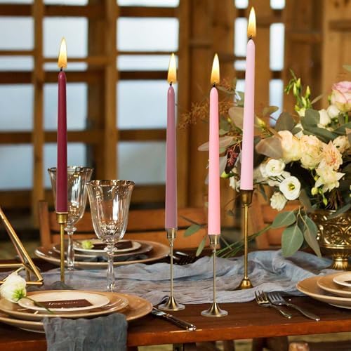 10 Inch Gradient Taper Candles Set of 4