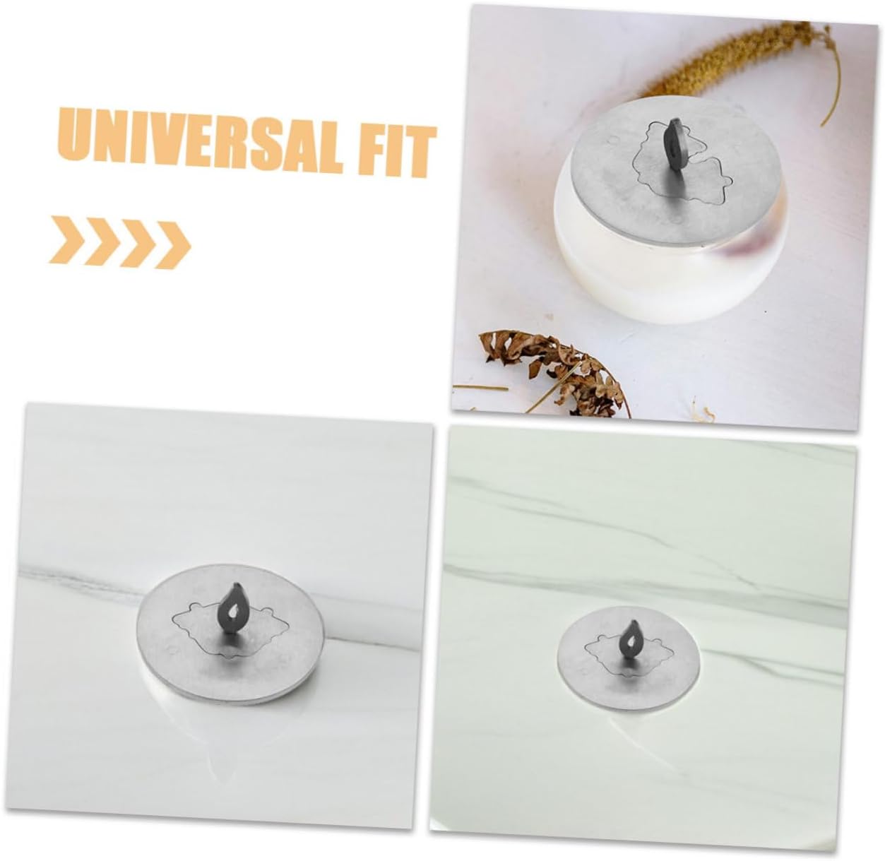 PRETYZOOM 2pcs Stainless Steel Candle Snuffer Decorative Extinguisher