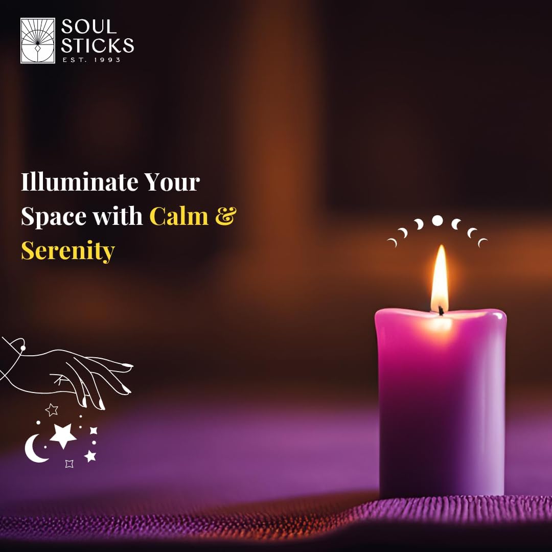 Soul Sticks Peace Magic Spell Chime Taper Candles 20 Pack