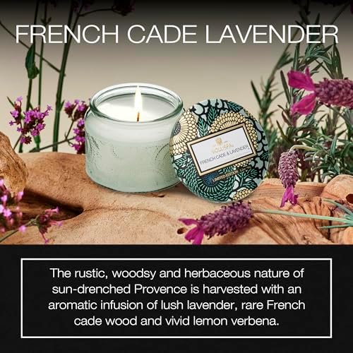 Voluspa French Cade Lavender Jar Candle 32oz 25 Hour Burn