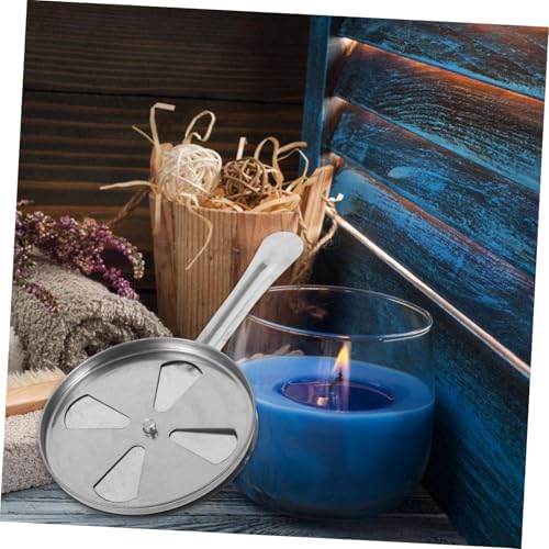 Stainless Steel Candle Snuffer with Flame Regulator Cap